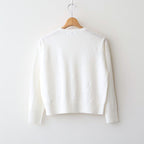 French Pure Linen クルーネックカーディガン #011 オフ [UT262KN001]