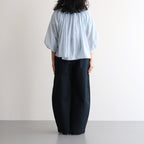 GARMENT DYE LAWN GATHER SMOCK #Sax [no.7520]
