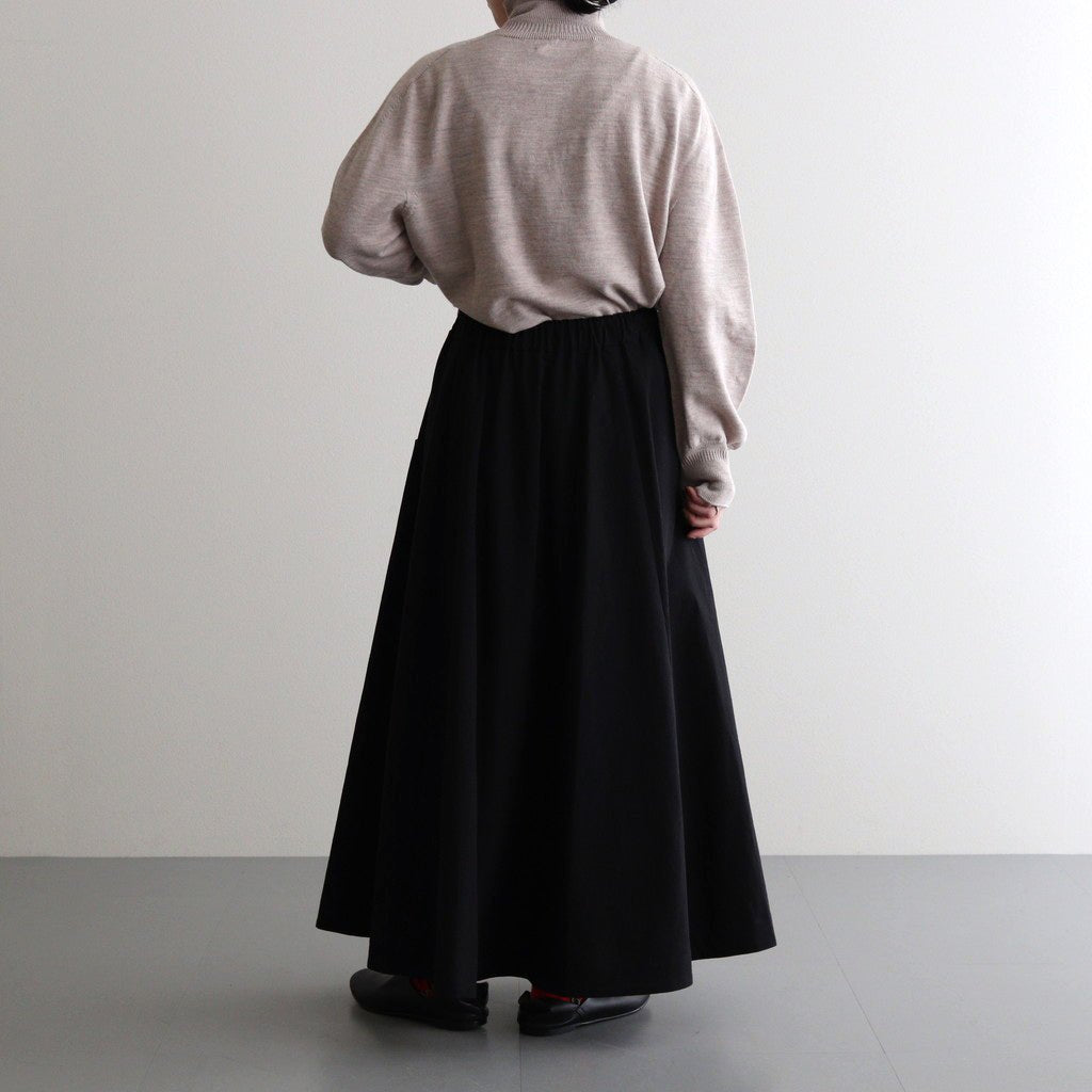 Circular skirt #black [TLF-125-sk001-tp]