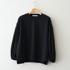 アメリカンコットン天竺 ボリュームスリーブPO #001 クロ [US260CT013]