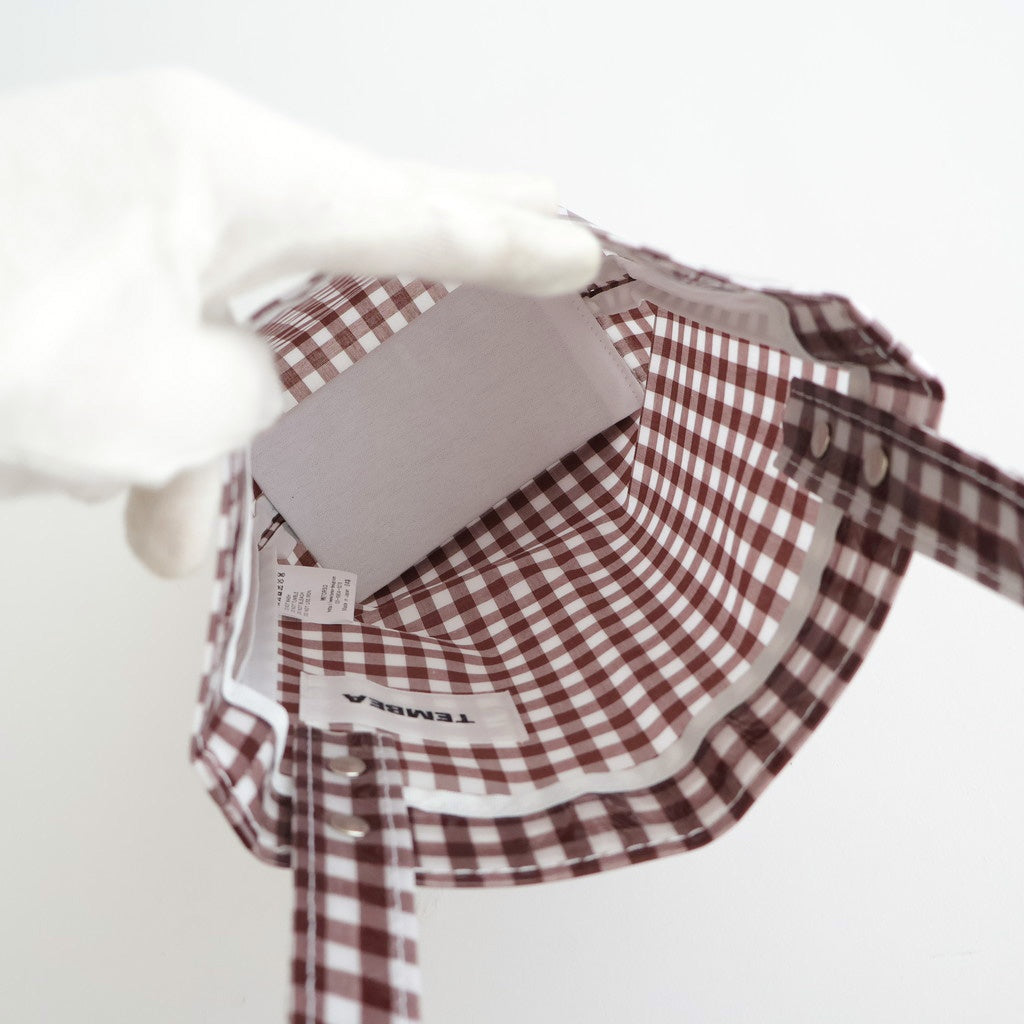 BAGUETTE TOTE MINI #GINGHAM BROWN [TMB-2381H]