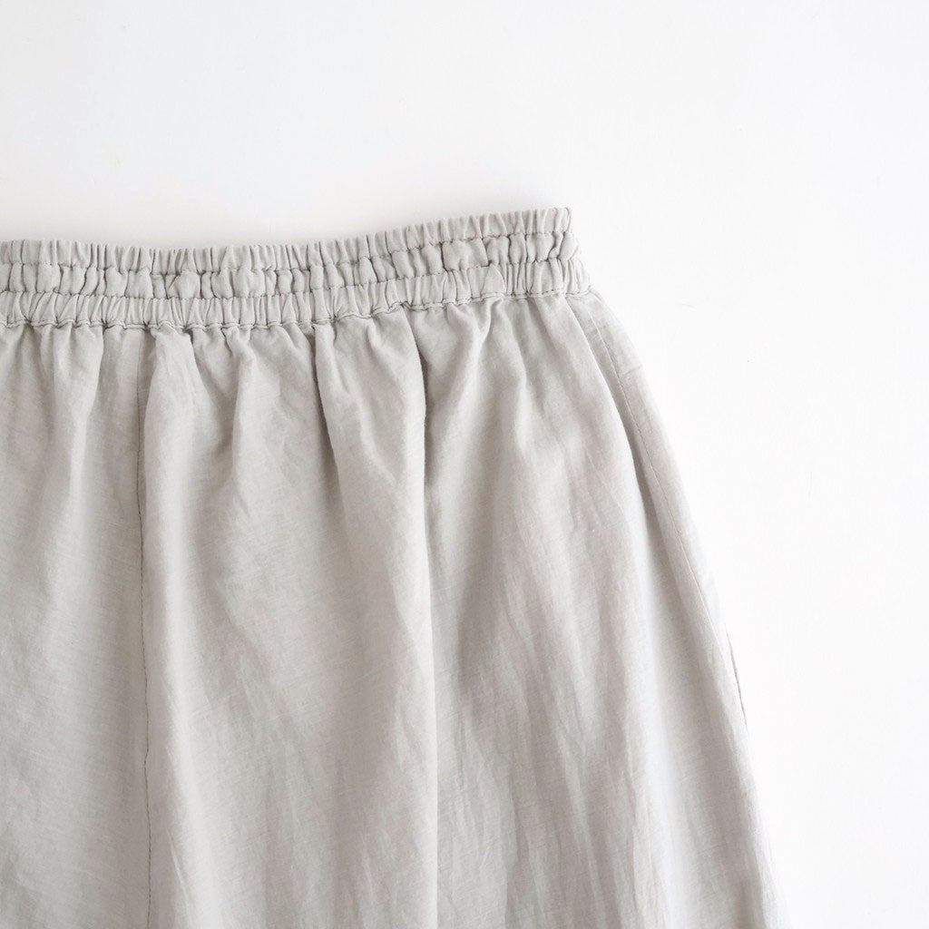 80s VOILE PLAIN WITH CUT WORK LACE EASY PANTS #9200 LT.GREY [INSL26345]