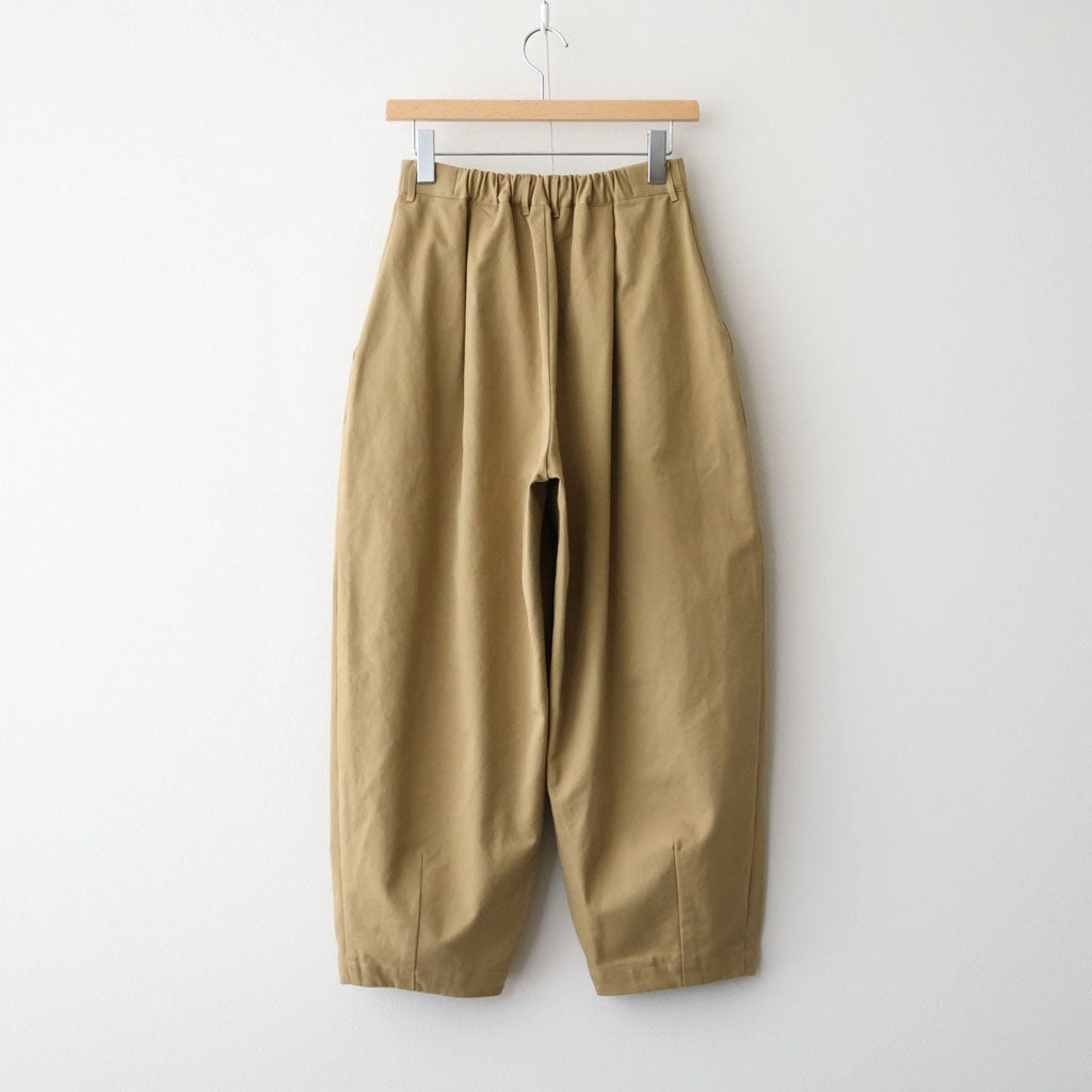 影の涙 Wide tapered trousers #Beige [26F-PT073-AC]