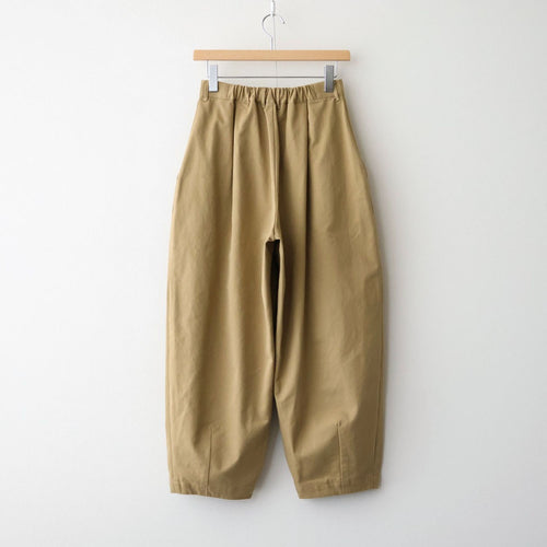 影の涙 Wide tapered trousers #Beige [26F-PT073-AC]