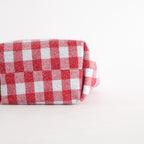 BAGUETTE TOTE MINI NEEDLE PUNCH #GINGHAM RED [TMB-2381H]