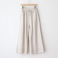 80s VOILE PLAIN WITH CUT WORK LACE EASY PANTS #8200 LT.BEIGE [INSL23224]