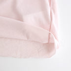 high twist cotton sheer jersey turtle-neck Tee #light pink [WVFL-UW104]