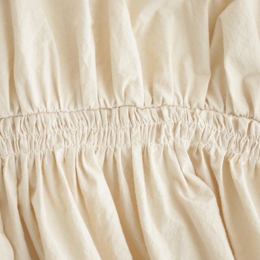 shirring blouse #paper LIGHT BG [KJ602AW44]