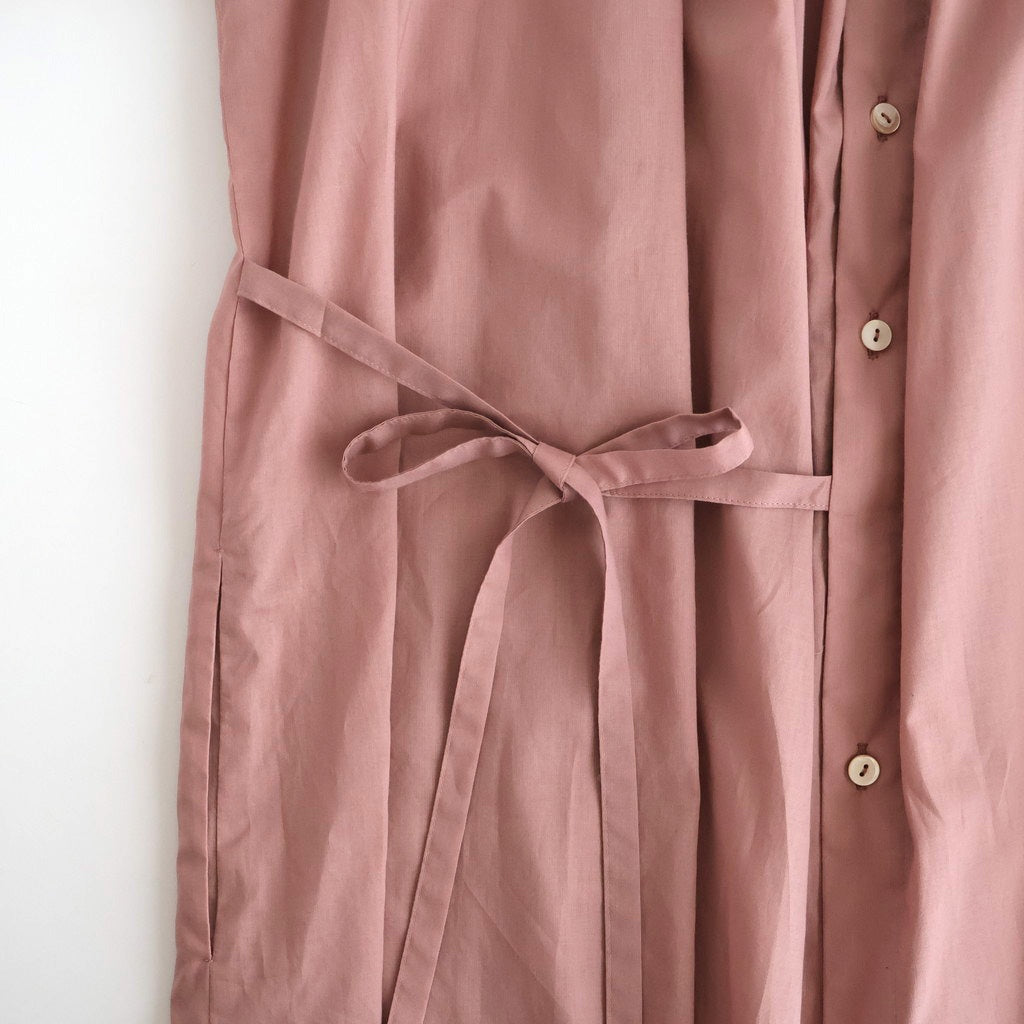 静寂の欠片 Back open garher dress #Smoky Pink [TLF-126-op001-la]
