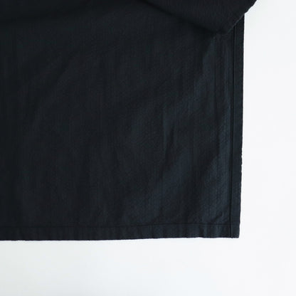 日日夜夜：Embroidery long tunic shirt #black [13251-05307]