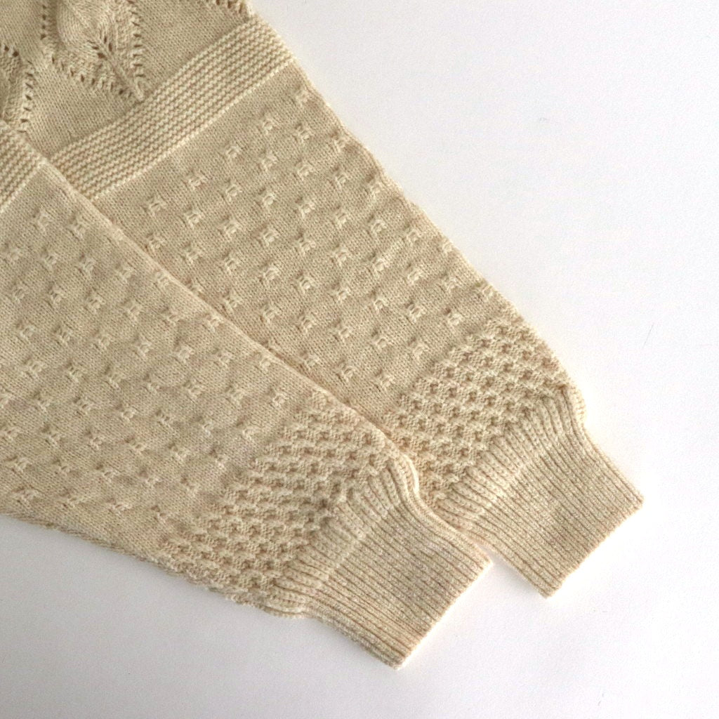 Sankayo ​​cable knit P/O #Ivory [242805]