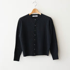 French Pure Linen クルーネックカーディガン #001 クロ [UT262KN001]