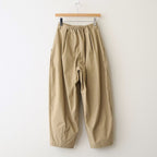 ⼀握の⾔葉 Wide tapered trousers #beige [TLF-226-PT001-Reht]