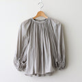 GARMENT DYE LAWN GATHER SMOCK #Gray [no.7520]