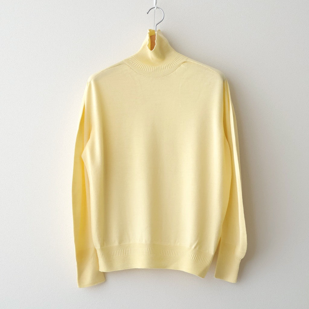 Seiyakou high-neck knit #Pale yellow [252802]