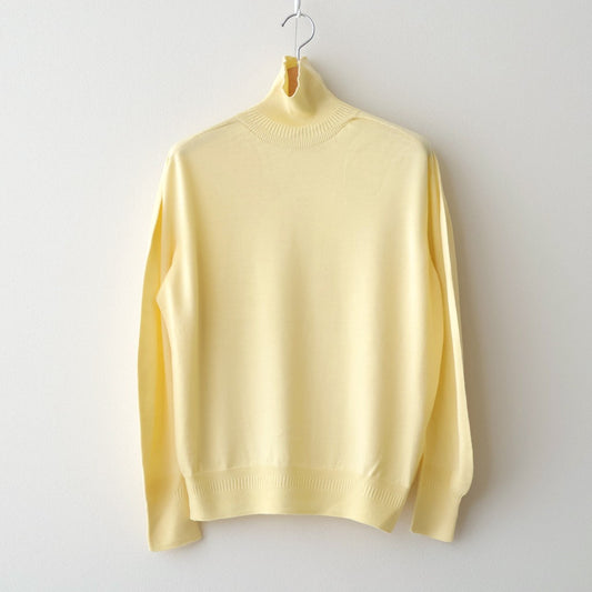 Seiyakou high-neck knit #Pale yellow [252802]