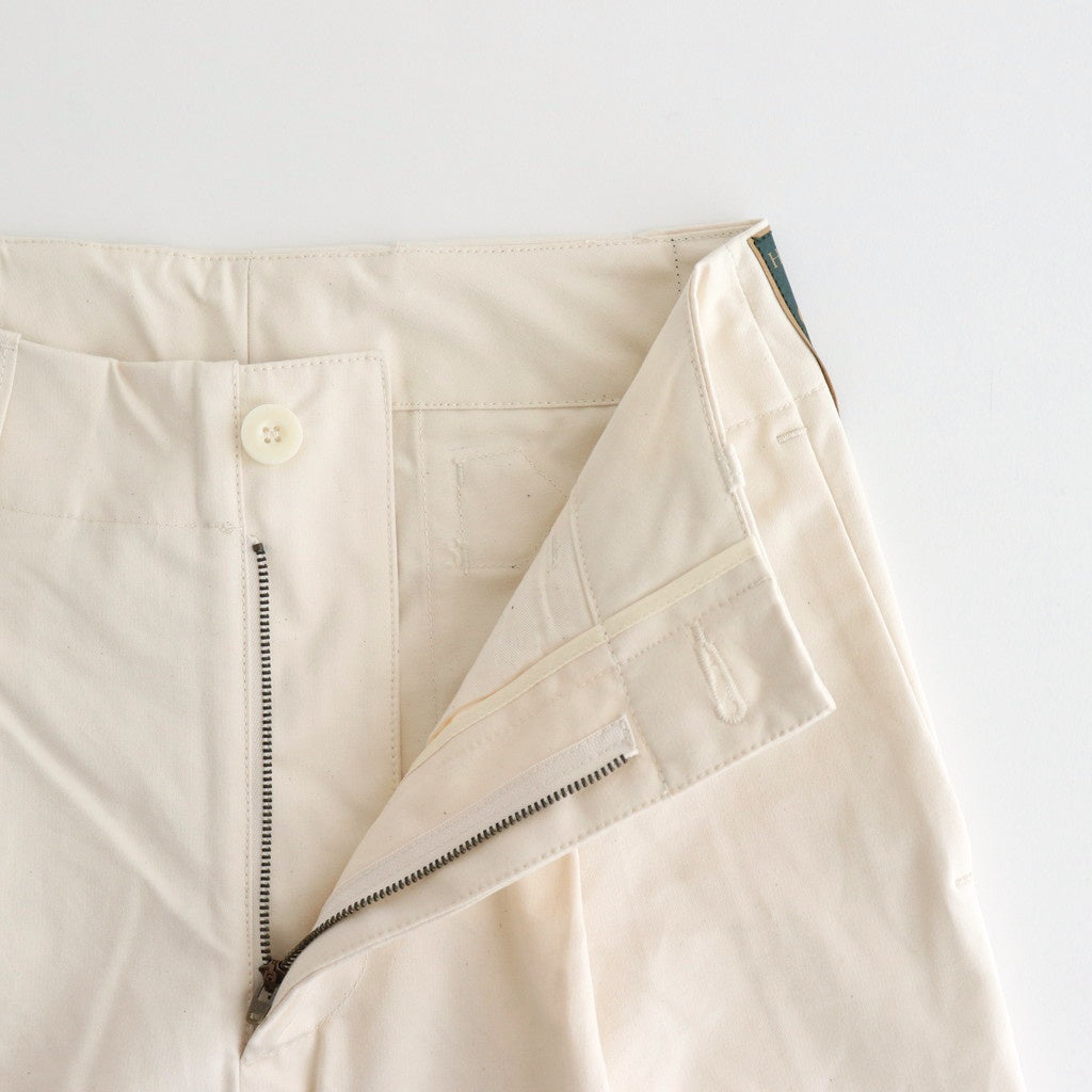 HW wide trousers #Off white [001501]