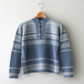 Sankayo nordic knit P/O #Blue [242807]