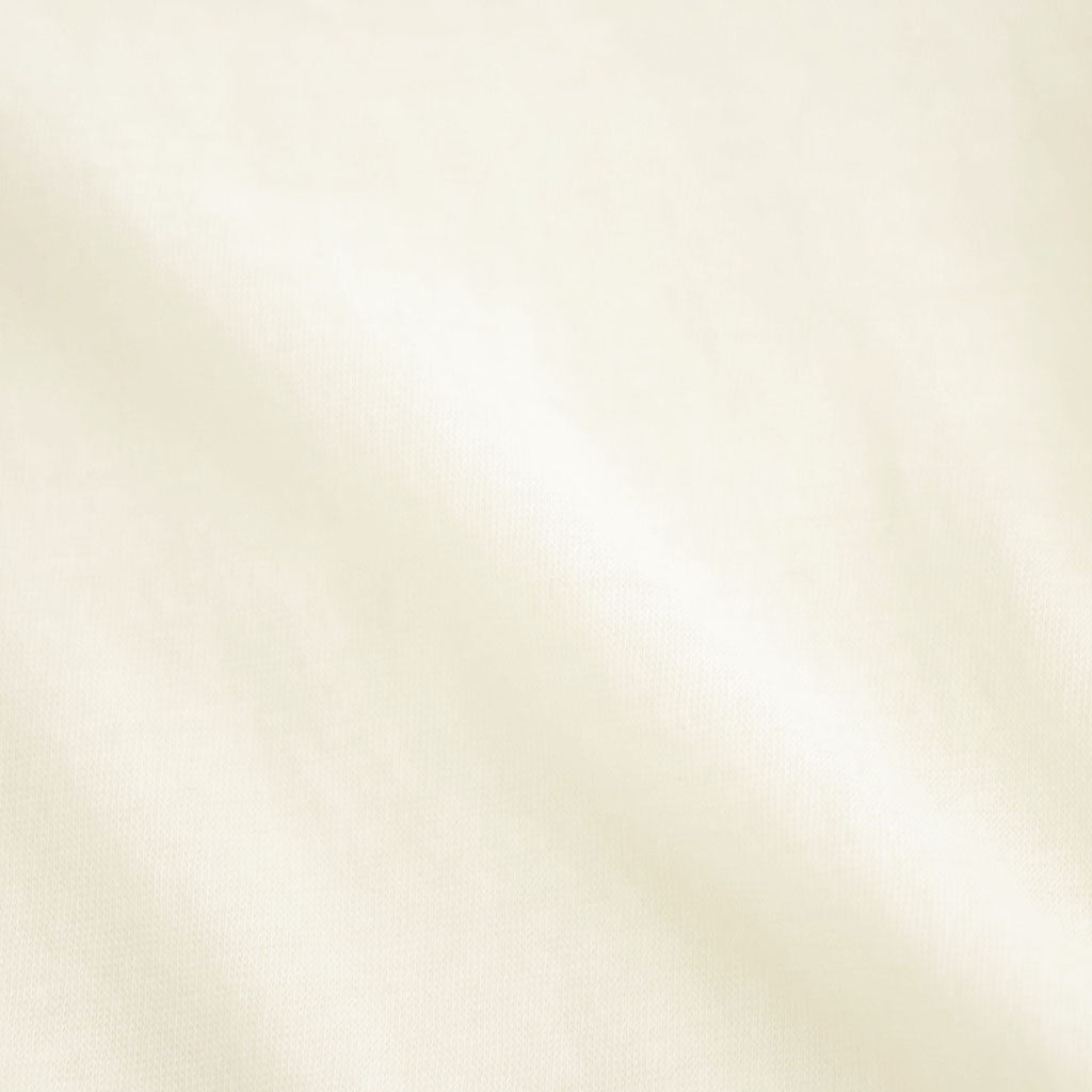 cashmere & supima cotton gauze jersey turtle-neck Tee #off white [WXFL-UW104]