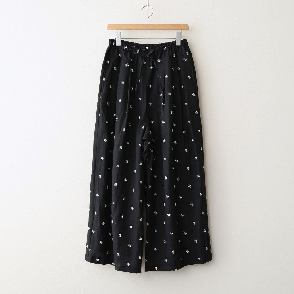 wide pants #ototsubu BK [KJ507SS55]