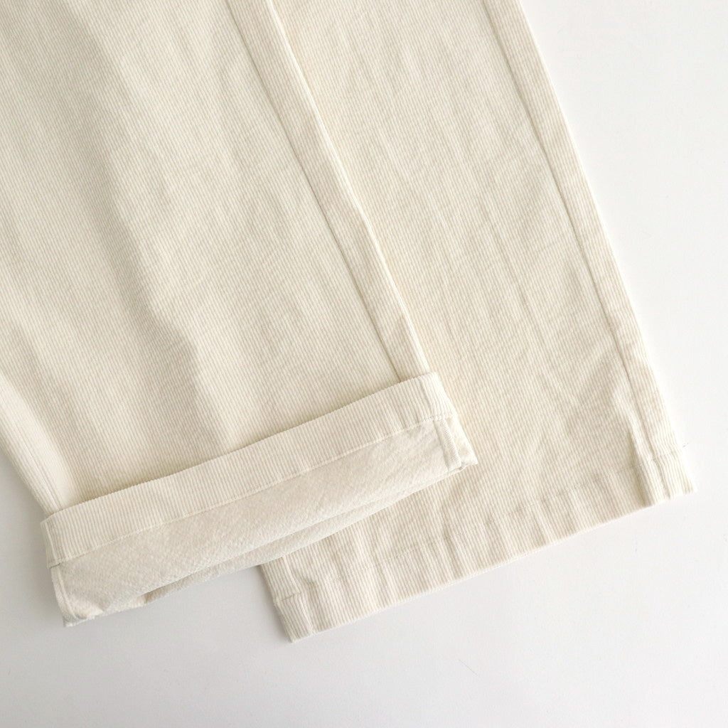 11WALE CORDUROY EASY WIDE PANTS #9100 OFF.WHITE [GNMDS2052CP]