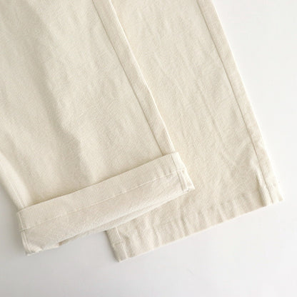 11WALE CORDUROY EASY WIDE PANTS #9100 OFF.WHITE [GNMDS2052CP]