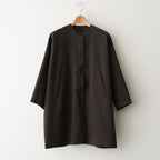 Verlaine Wool Cotton Coat #D.BR [A232262TC887]