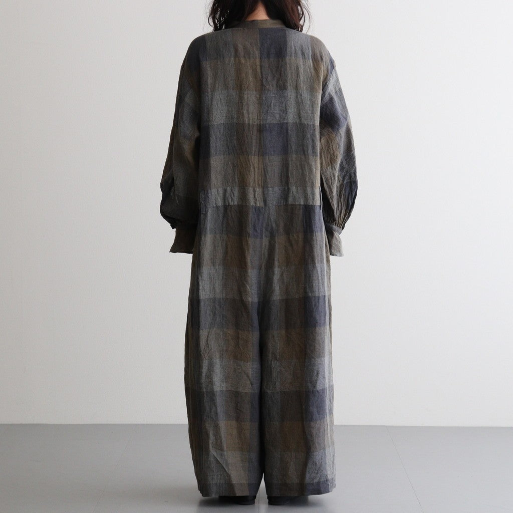 曖昧な風景：Jumpsuit #gradation check [11261-09127]