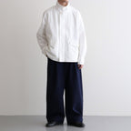 HW wide trousers #Blue [252509]