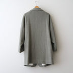 薄雲：Coat jacket #A pale stripes [13251-19103]