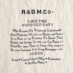 GOOD OLD DAYS CROSS STITCH BAG #Amtique White × Black [no.8006]