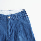 HW wide trousers #Indigo [261506]
