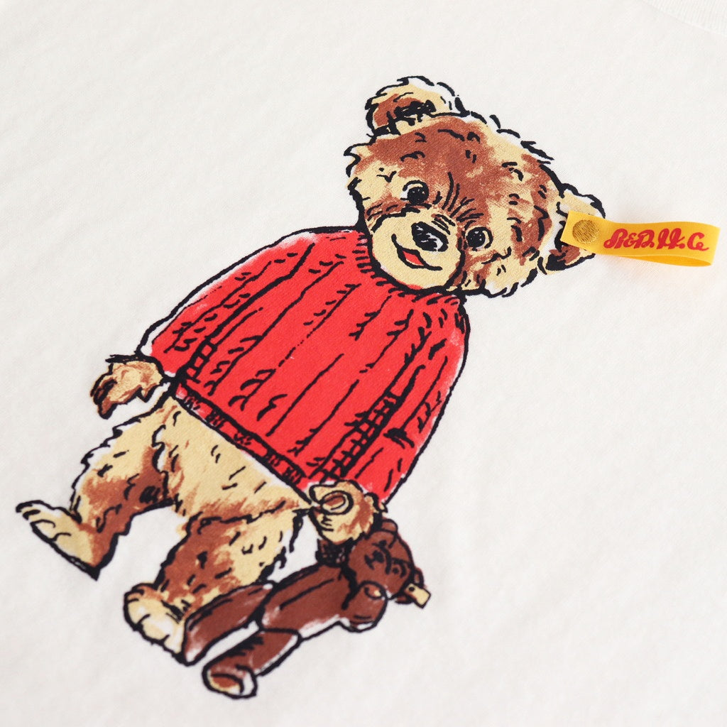 熱い販売 MEN'S DOKODO – [no.7264] #White L/T BOY BEAR トップス