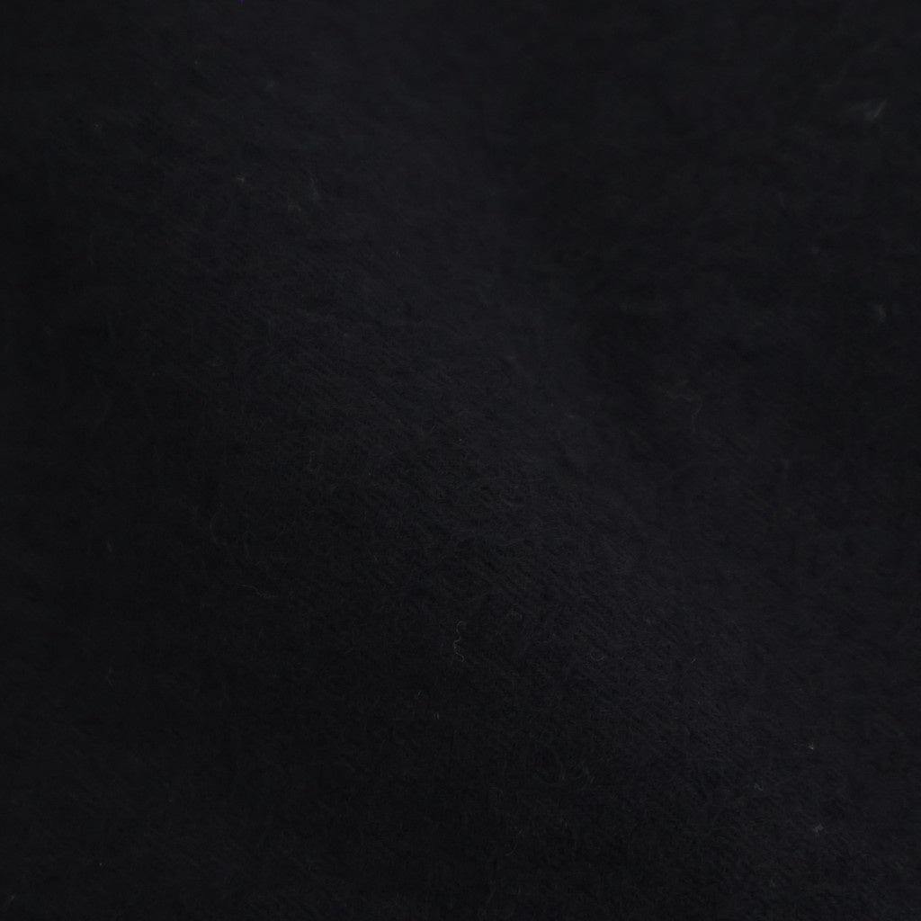 COTTON WOOL SHIRRING VEST #Black [no.7701]