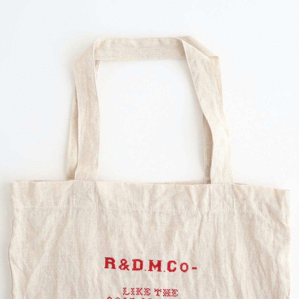 GOOD OLD DAYS CROSS STITCH BAG #Amtique White × Red [no.8006]