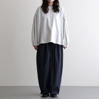 アメリカンコットン天竺 ボリュームスリーブPO #005 グレー [US260CT013]