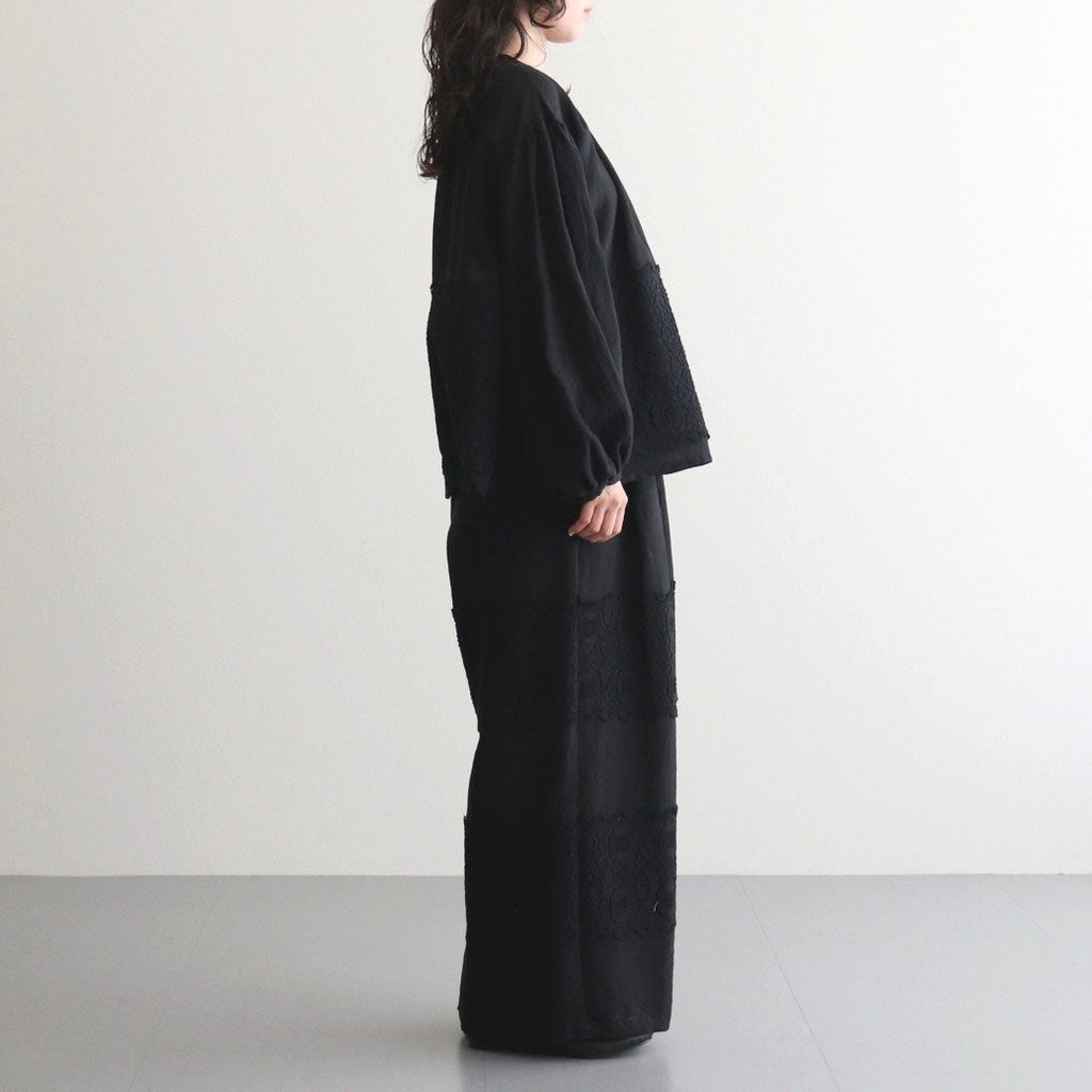 volume sleeve blouse #teien BK [KJ507SS48]