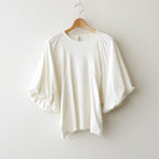 芽：パフスリーブプルオーバー #antique white [13262-04107]
