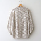 linen & silk melange slub yarn P/O #cream melange [WXSP-UW101]