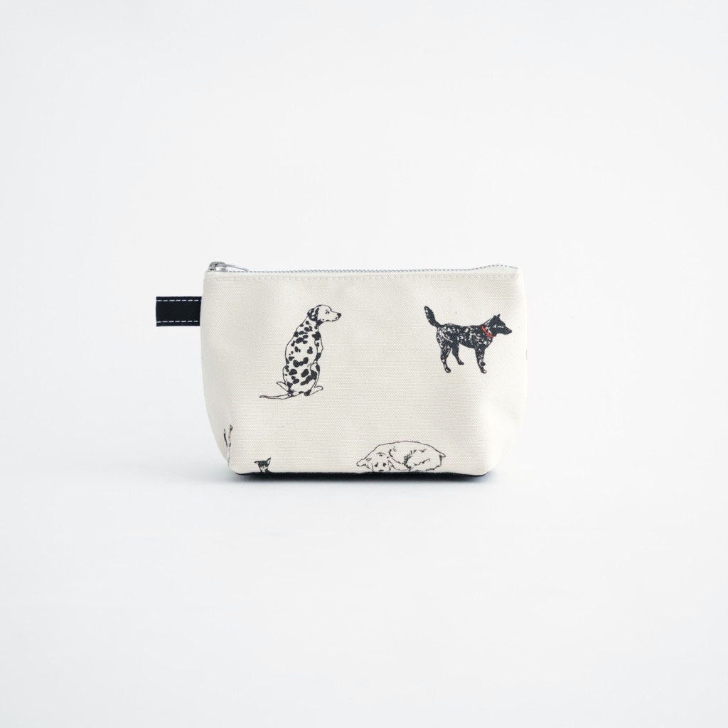 TOILETRY BAG MEDIUM #DOG-1/BLACK [TMB-2292H]