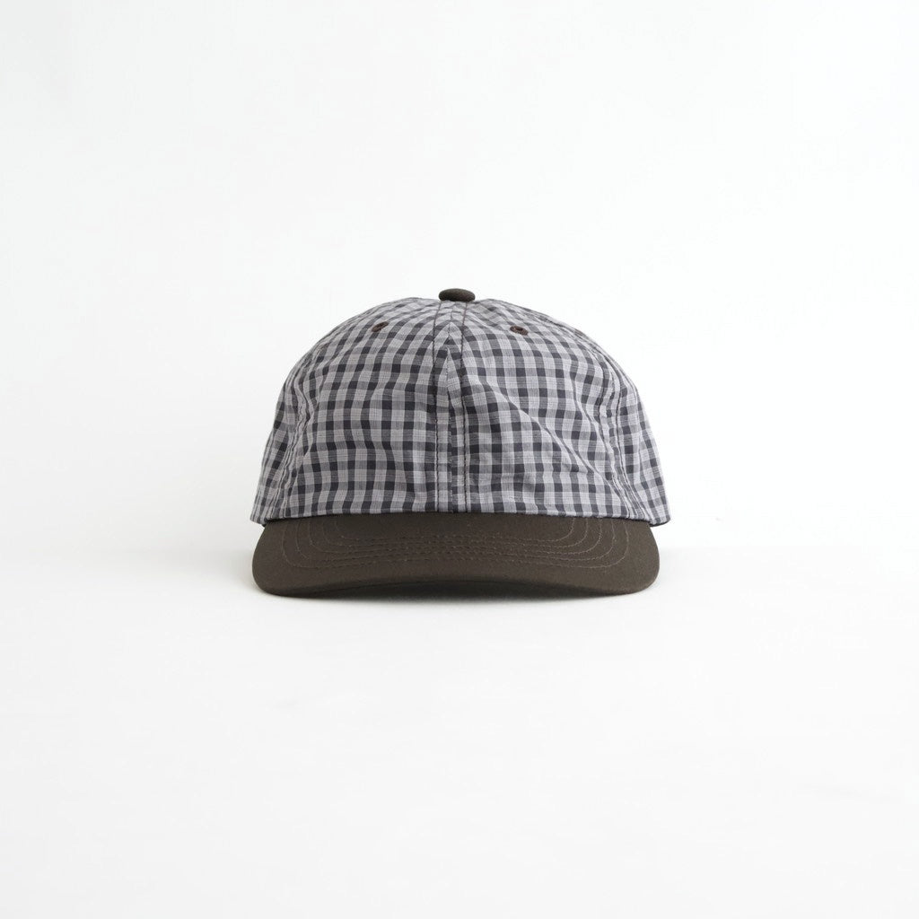 PLAID CAP #BROWN [TMBA-117H]