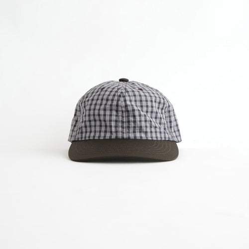 PLAID CAP #BROWN [TMBA-117H]