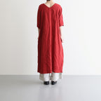 Olivier Linen Dress #D.red [A232251TD725]