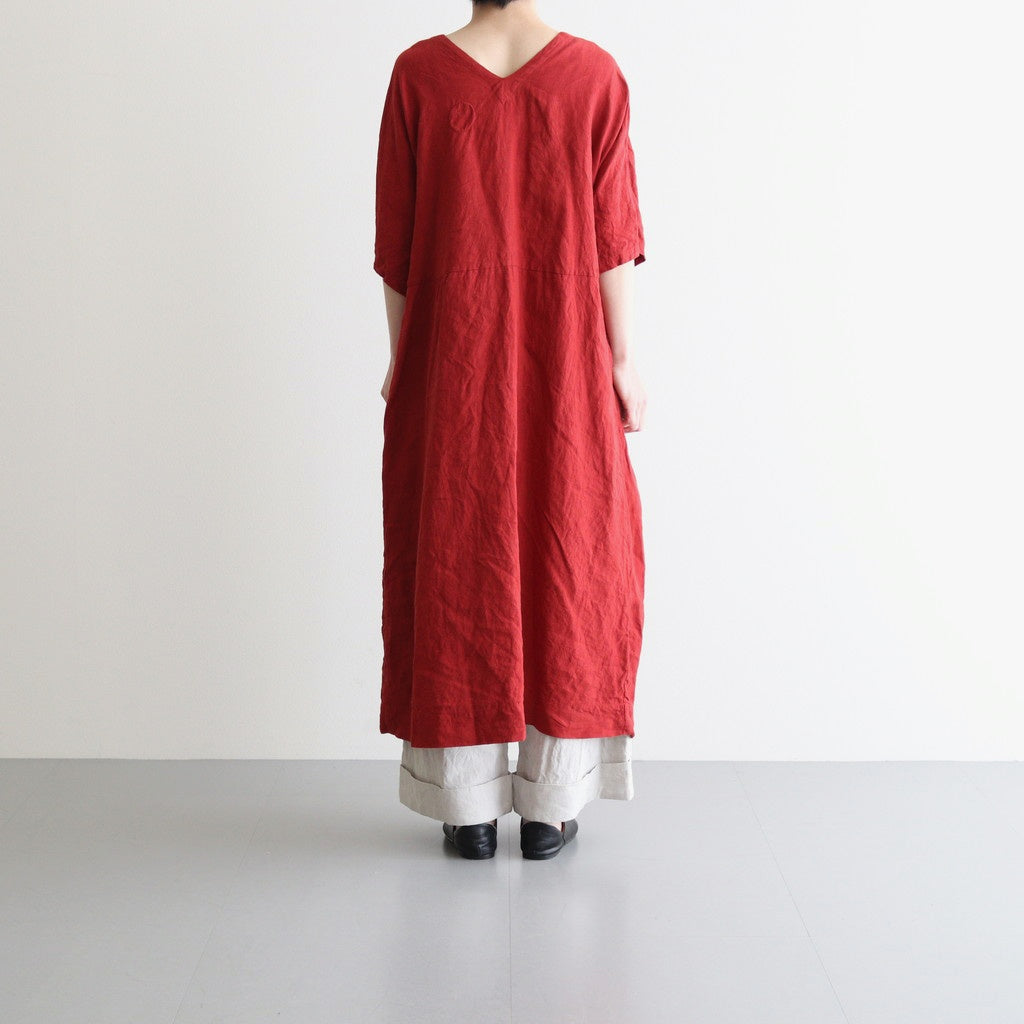 Olivier Linen Dress #D.red [A232251TD725]