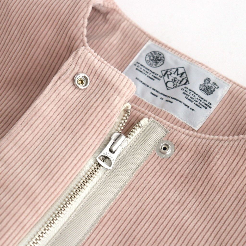 9W CORDUROY WIDE SLEEVE JACKET #Pink [no.7747]