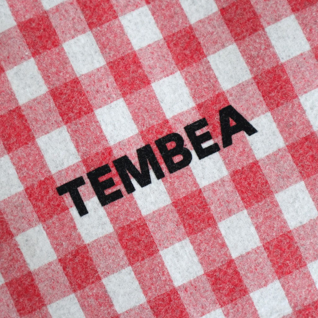 PAPER TOTE SMALL NEEDLE PUNCH #GINGHAM RED [TMB-2286H]