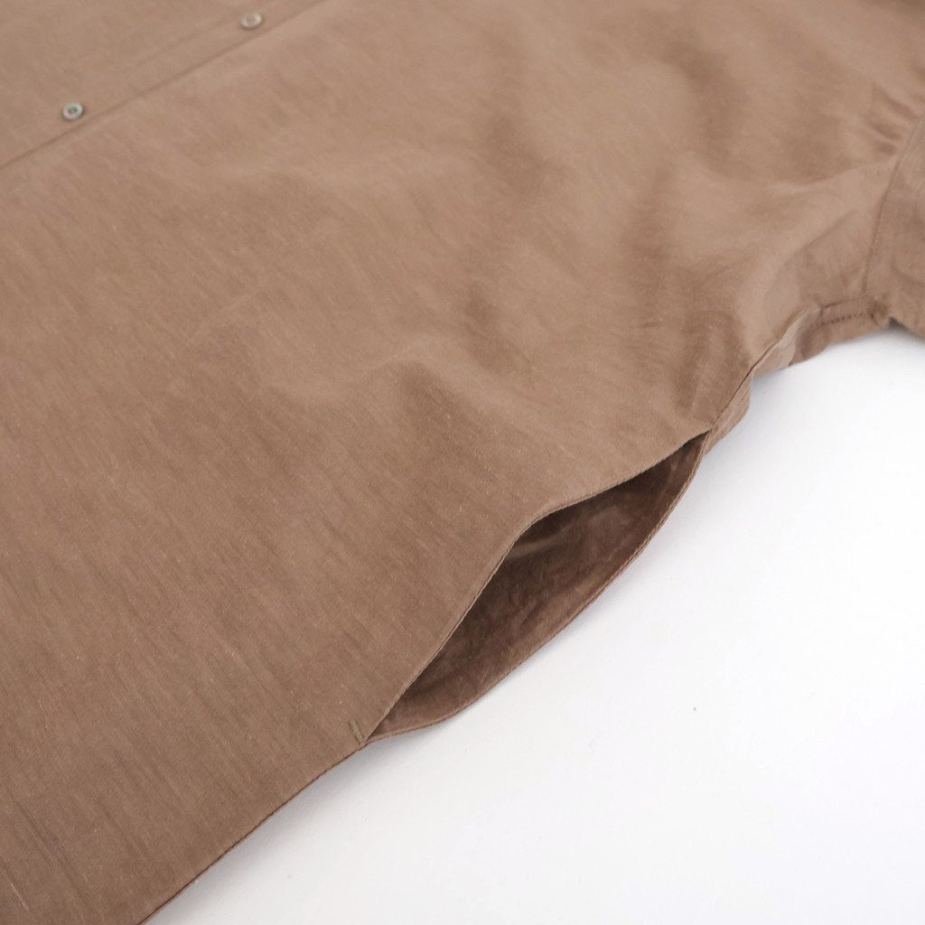 コットンキュプラリネン ガウンOP #021 モカ [TS260OP069]