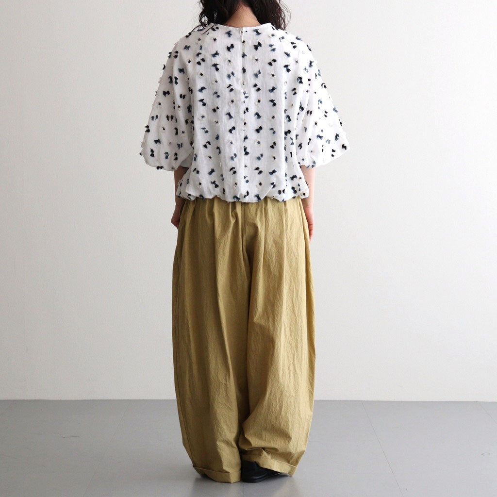 balloon sleeve pullover #itomaki WH [KJ507SS44]
