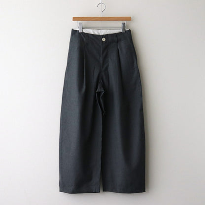 HW wide trousers #Grey [242505]