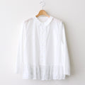 み空：Hem lace blouse #off white [13251-03207]